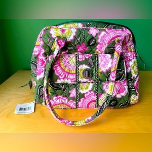 Vera Bradley pink and green bag